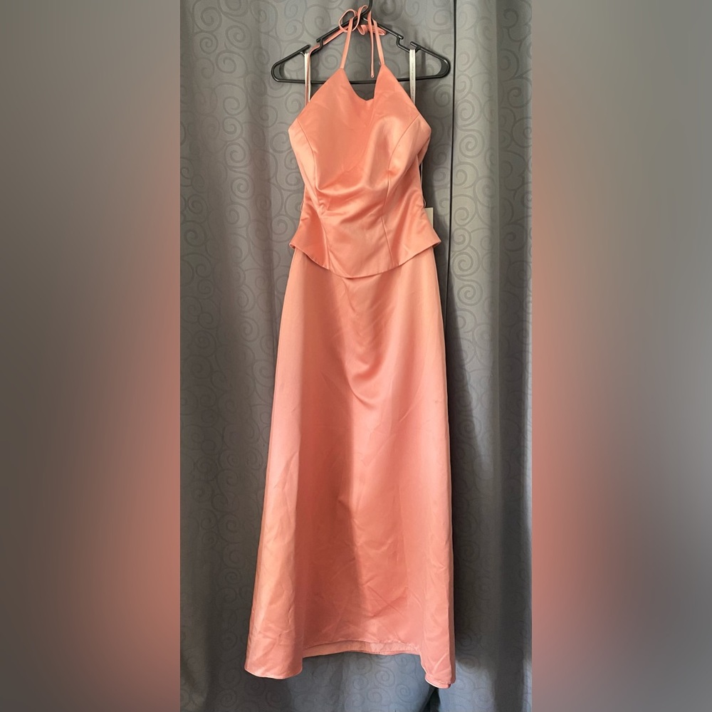 Alfred Angelo Pink/Peach Sweetheart Gown